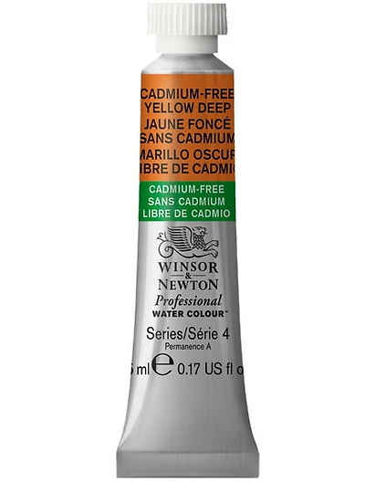 Aquarelle pro - 5ml - jaune foncé sans cadmium - s4