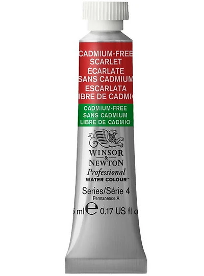 Aquarelle pro - 5ml - écarlate sans cadmium - s4