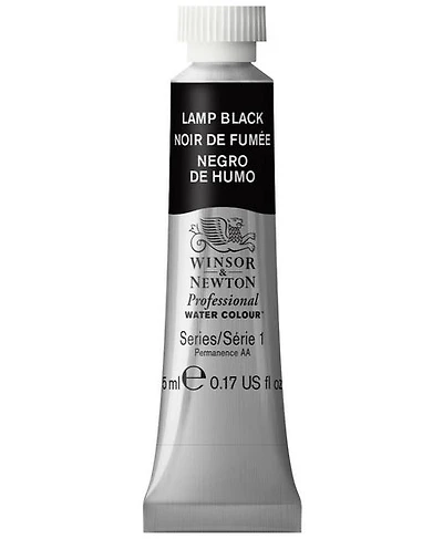 Aquarelle pro - 5ml - noir de fumée - s1