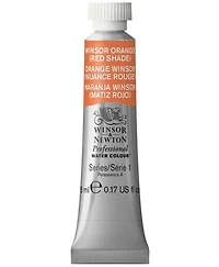 Professional watercolour - 5ml - winsor orange red shade - s1
