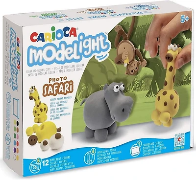 Coffret pâte à modeler modelight - safari