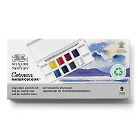 Ens. aquarelle cotman ciels 9 pcs