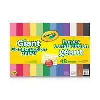 Bloc de papier construction géant - 48 feuilles