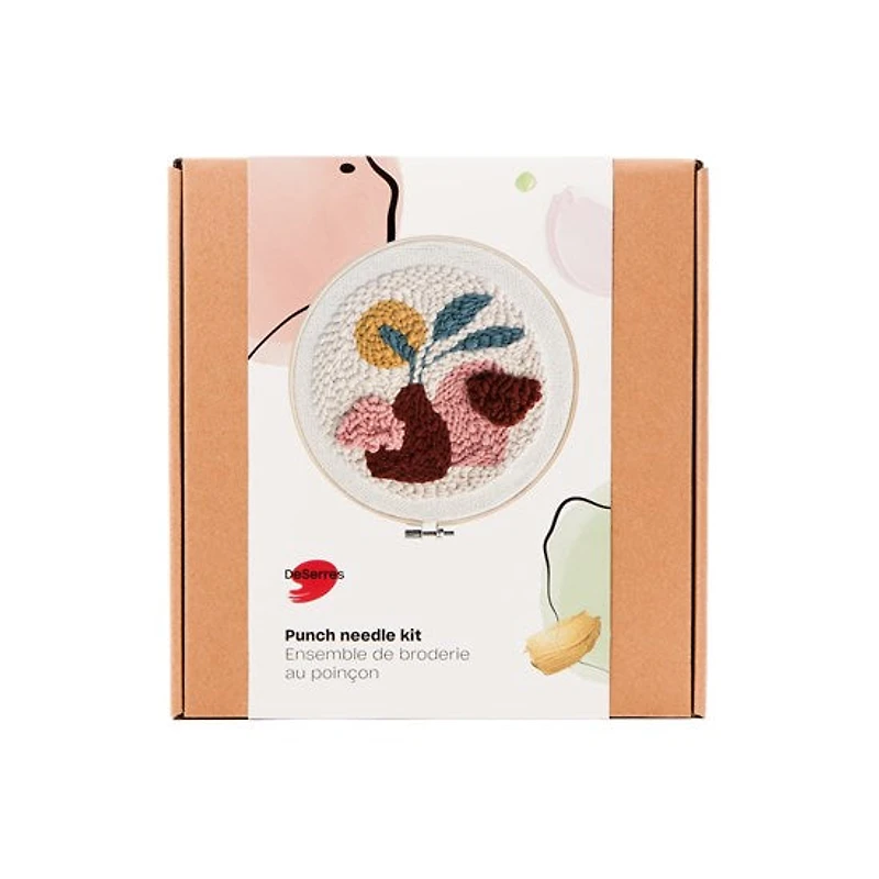 Punch Needle Set Flower Pots