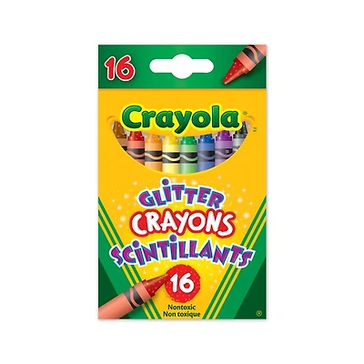 16-Glitter crayons