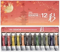 Ens. 12 gouache automne - 15ml