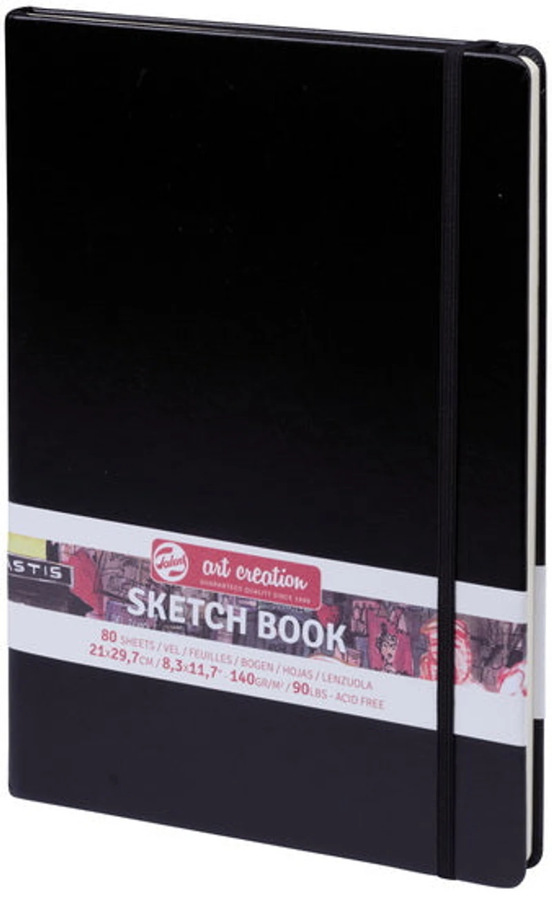 Carnet croquis art création noir- 21x29cm