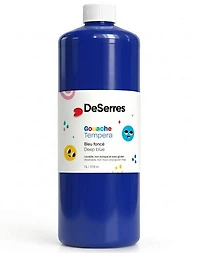 Gouache lavable - 1l - bleu foncé