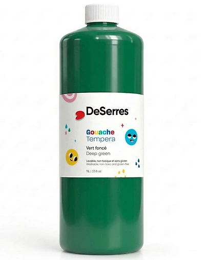 Washable tempera - 1l - dark green