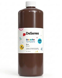 Washable tempera - 1l - brown