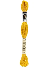 Fil à broder - étoile- canari foncé