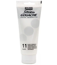 Gouache - 100ml - blanc titane