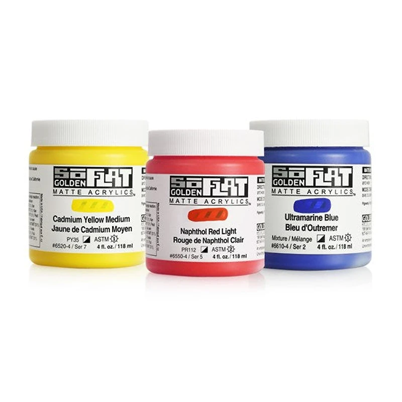 Acrylic soflat - 2 oz fluorescent pink s5