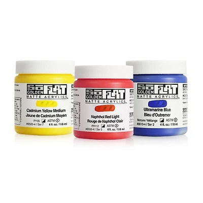 Acrylic soflat - 2 oz fluorescent pink s5