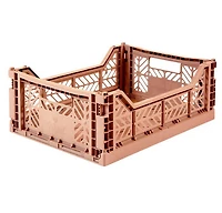 Caisse pliante - beige chaud - 17 x 27 x 11 centimètres liter