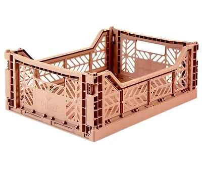 Caisse pliante - beige chaud - 30 x 40 x 17 centimètres liter