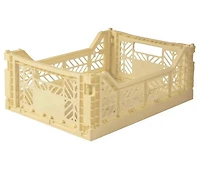 Caisse pliante - banane - 30 x 40 x 17 centimètres liter