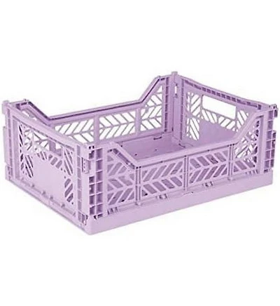 Caisse pliante - violet - 30 x 40 x 17 centimètres liter