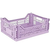 Caisse pliante - violet - 30 x 40 x 17 centimètres liter