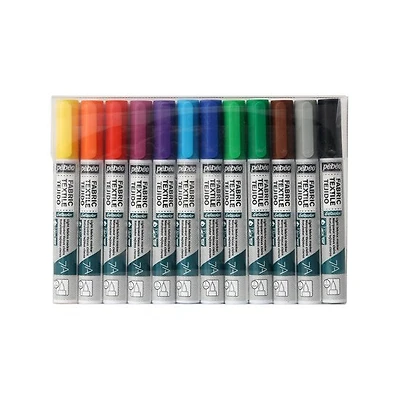 Fabric marker set - setacolor - lght tones - 1mm - assorted (12)