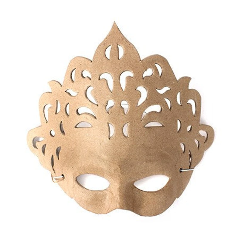 Masque de princesse en papier mâché