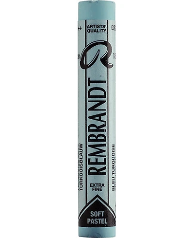 Pastel rembrandt turquoise