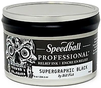 Linocut relief ink - supergraphic black