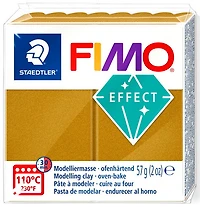 Pâte à modeler fimo effect or metallique