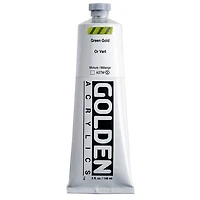 Acrylic heavy body - 5 oz  green gold  s7