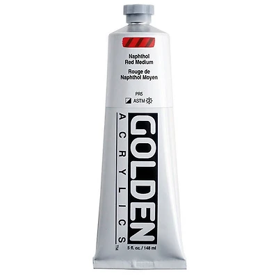 Acrylic heavy body - 5 oz naphthol red medium s5