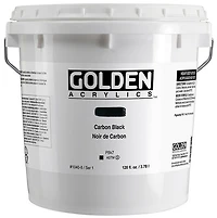 Acrylic heavy body - 128 oz  carbon black  s1
