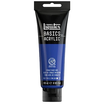 Acrylique basics - 4oz - bleu de cobalt imitation