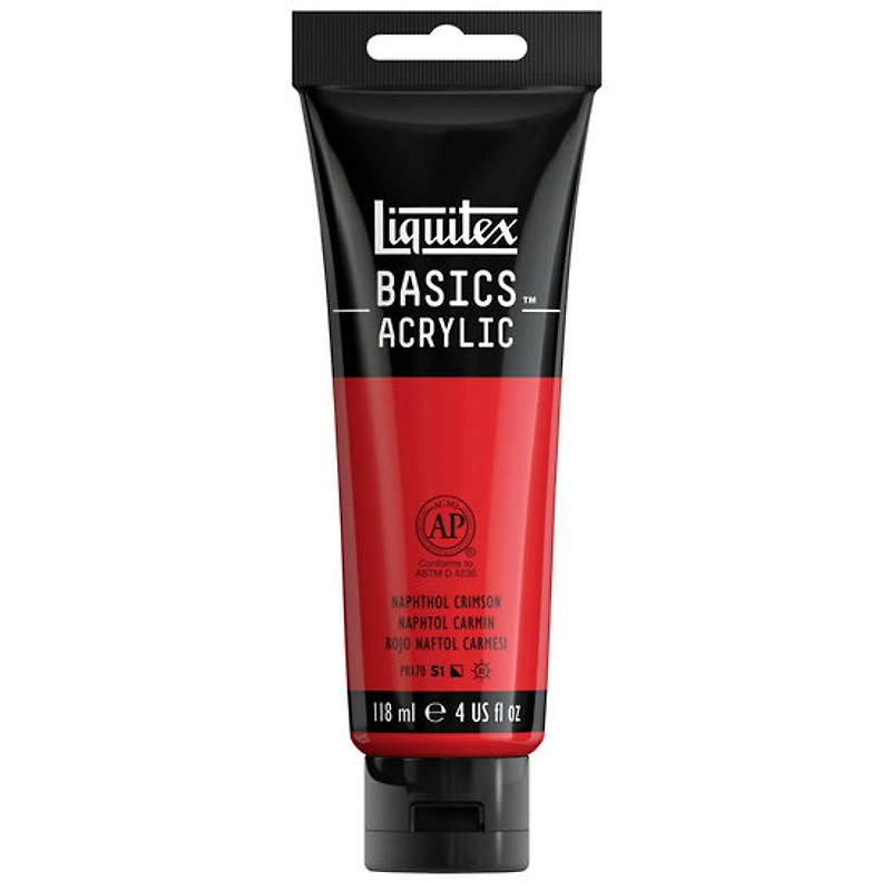 Acrylique basics - 4oz - naphtol carmin