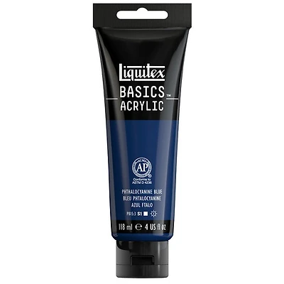 Acrylique basics - 4oz - bleu phtalocyanine