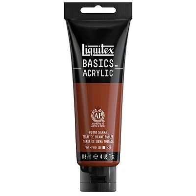 Acrylique basics - 4oz - terre de sienne brûlée