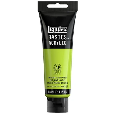 Acrylique basics - 4oz - jaune vert brillant