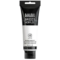 Acrylique basics - 4oz - blanc transparent mélange
