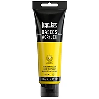 Acrylique basics - 4oz - jaune transparent