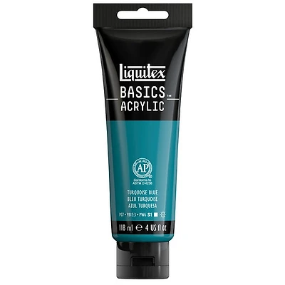 Acrylique basics - 4oz - bleu turquoise