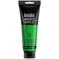 Acrylique basics - 8oz - vert clair permanent