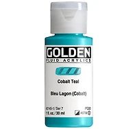 Acrylic fluid - 1 oz  cobalt teal  s7