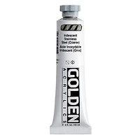 Acrylique haute viscosité - 2 oz  acier inox irid. gros  s5