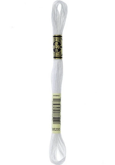 Fil a broder - blanc lumière- 5200