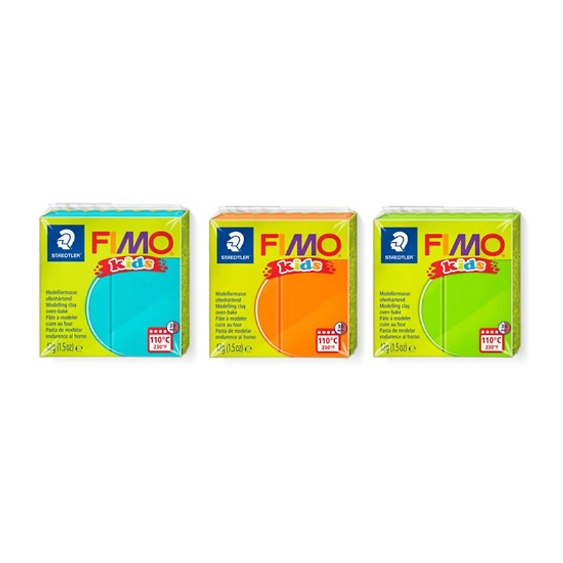 Pâte à modeler fimo kids blanc scintillant