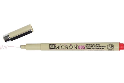 Stylo pigma micron 0.2mm rouge