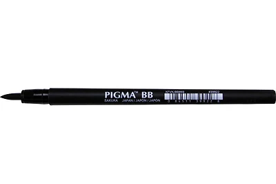 Pigma brush marker large black