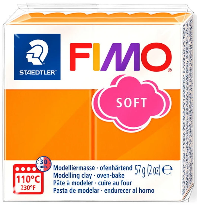 Pâte à modeler fimo soft mandarine