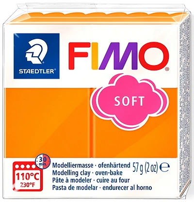 Pâte à modeler fimo soft mandarine