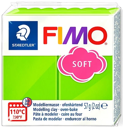 Polymer Clay Fimo Soft Green Apple