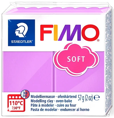 Pâte à modeler fimo soft lavande